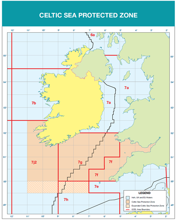 Celtic Sea Protected Zone (7f, 7g & parts of 7h & 7j) 